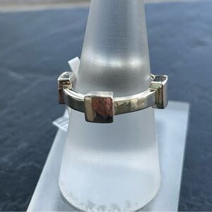 One of a kind Sterling Silver 925 custom made CJ Grad Women's Ring size 7
